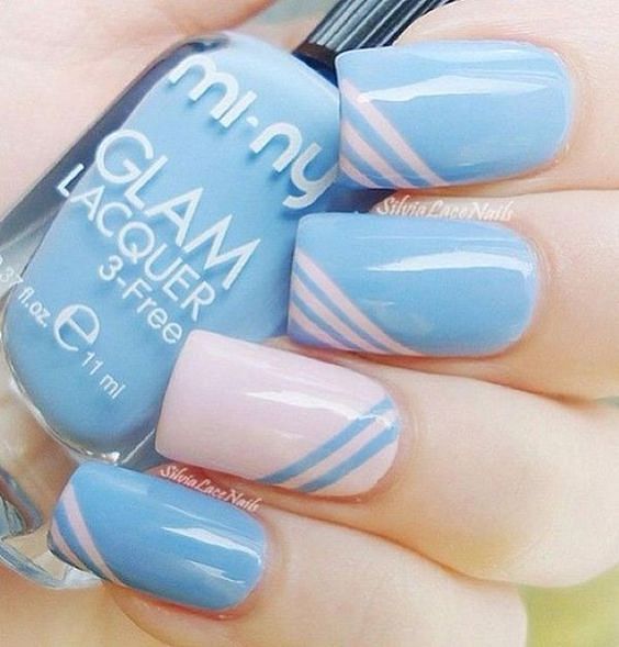 10 Double French Manicure Designs For Summer Nail Art Inspiration